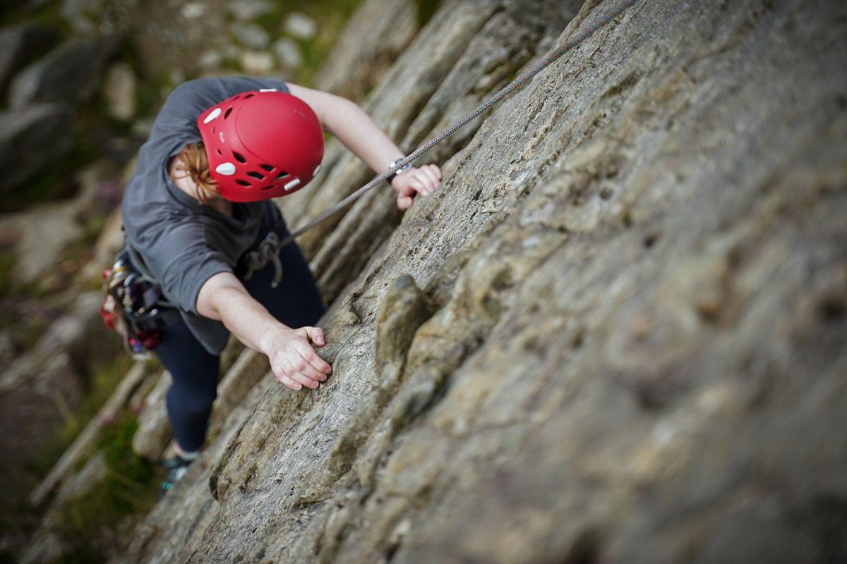 Climbing in Ogwen valley North Wales