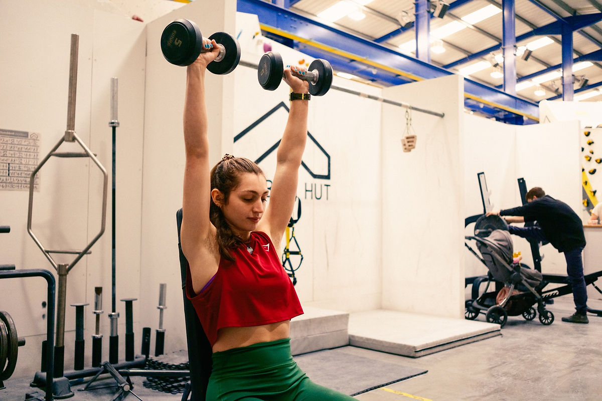 Shoulder Press with dumbbells