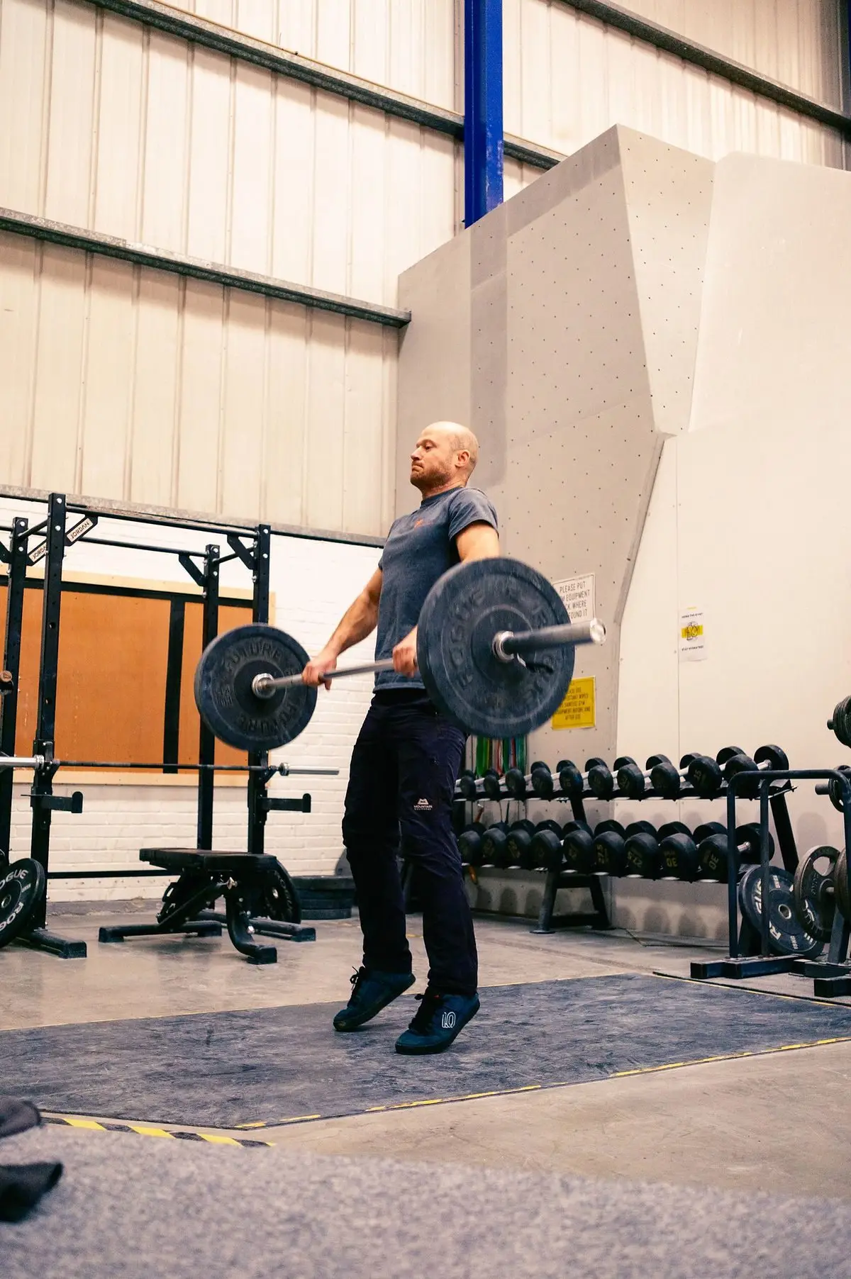 Barbell clean