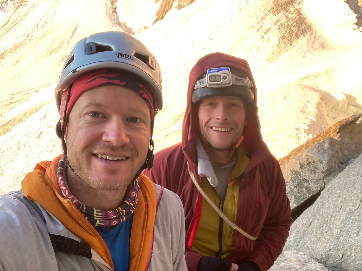 All smiles on the first pitch!