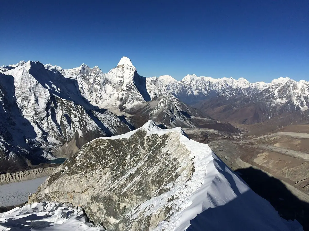 Island Peak, Lobuche, and Kyajo Ri are popular Trekking Peaks in Nepal.